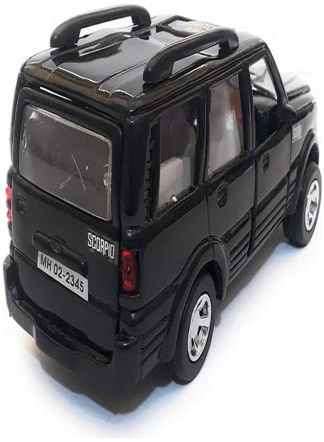 سيارة لعبة كولين أراي سكوربيو للأطفال بأبواب قابلة للفتح | تعمل بسحب للخلف | قد تحصل على أي طراز عشوائي من سيارة سكوربيو | عبوة من قطعة واحدة | -11 - Image 3